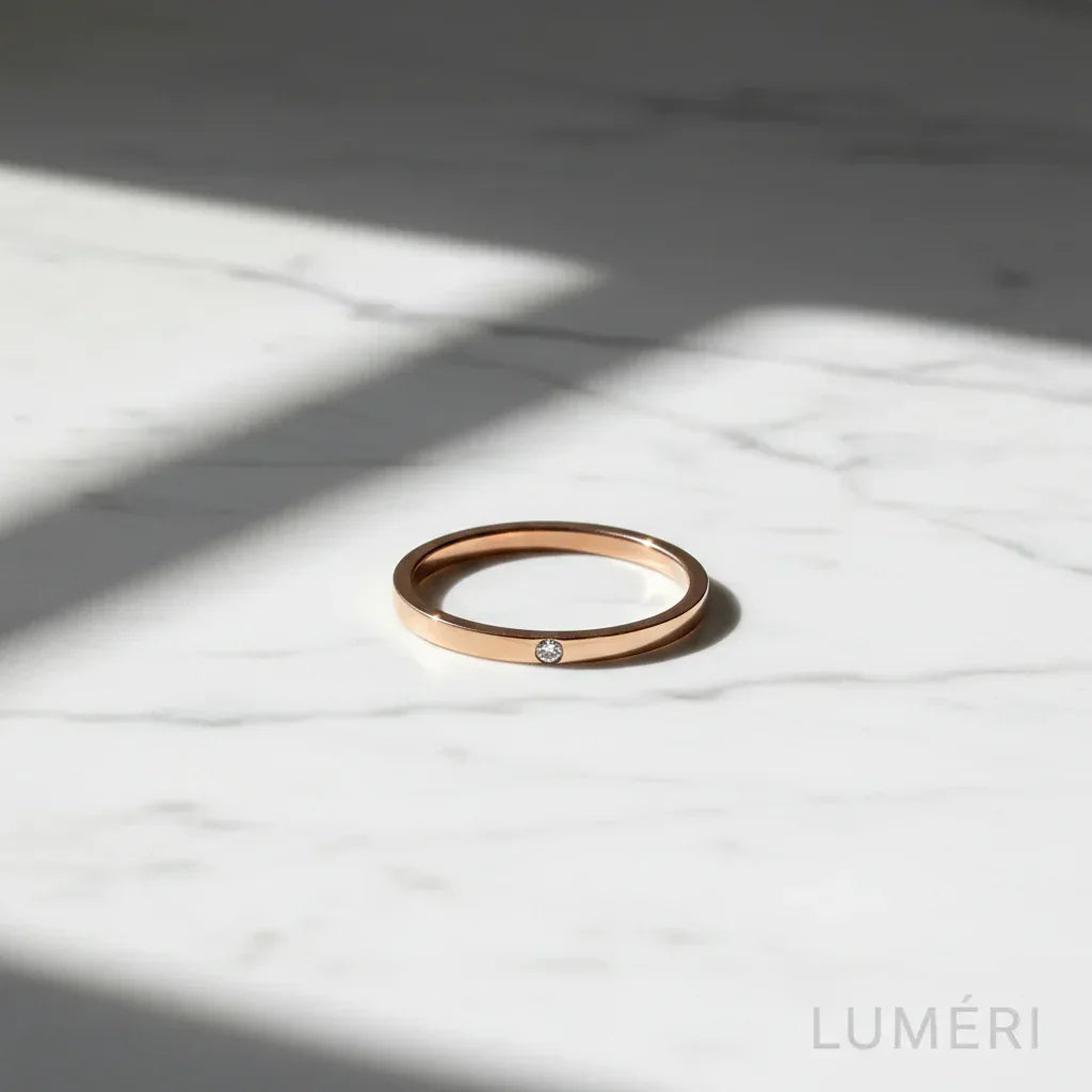 Luméri Essence | Ladies Ring Skagen Jrsr025ss close-up detail – LUMÉRI