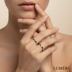Luméri Essence | Ladies Ring Skagen Jrsr025ss worn on model – LUMÉRI