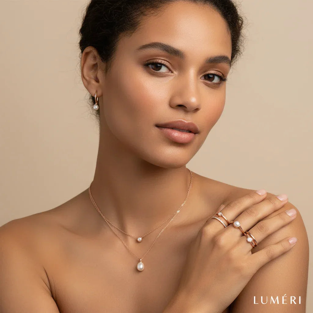 Luméri Essence | Ladies Ring Skagen Jrsr032ss worn on model – LUMÉRI