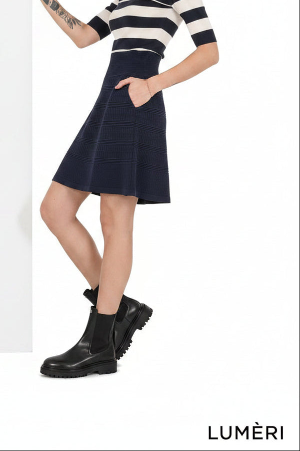 Luméri | Women's Vibrant Skirt worn on model – LUMÉRI