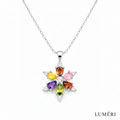Luméri Essence | 925 Sterling Silver Mixed Necklace Elegant Minimal Silver Jewelry product photo – LUMÉRI