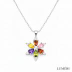 Luméri Essence | 925 Sterling Silver Mixed Necklace Elegant Minimal Silver Jewelry product photo – LUMÉRI