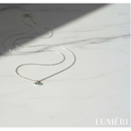 Luméri Aura | 925 Sterling Silver Eye Necklace With Turquoise Stone Eyelash Design – LUMÉRI luxury jewelry