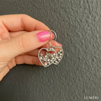Luméri Bloom | Handmade Heart Earrings With Stars And Pearls – LUMÉRI luxury jewelry