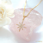 Luméri Bloom | 24 Karat Polaris Star Necklace – LUMÉRI luxury jewelry