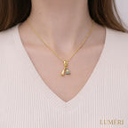 Luméri Essence | Stainless Steel Tennis Charm Necklace For Women – LUMÉRI luxury jewelry