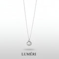Luméri Bloom | Stainless Steel Silver Oyster Necklace For Women product photo – LUMÉRI