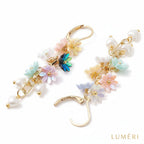 Luméri Essence | 24k Gold Earrings With Floral Design Handmade – LUMÉRI luxury jewelry