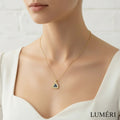 Luméri Solis | Stainless Steel Triangle Necklace product photo – LUMÉRI