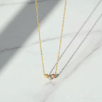 Luméri Essence | Stainless Steel Beaded Necklace For Women product photo – LUMÉRI
