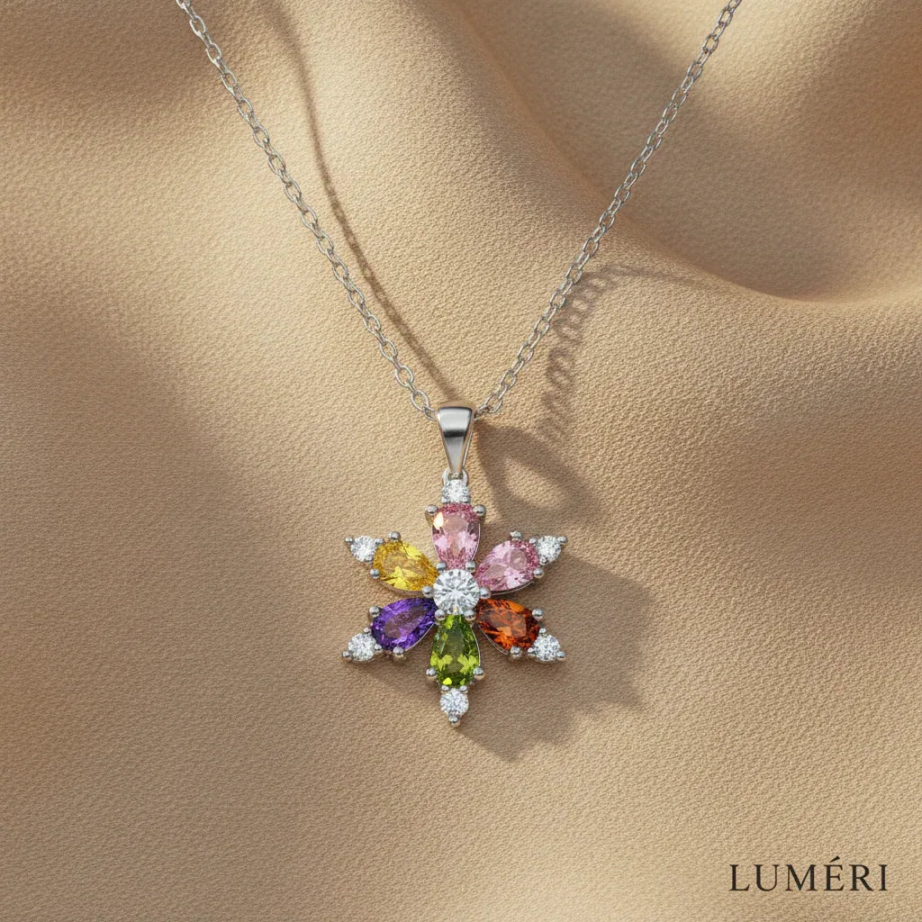 Luméri Essence | 925 Sterling Silver Mixed Necklace Elegant Minimal Silver Jewelry – LUMÉRI luxury jewelry