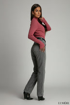 Luméri Studio | Womens Fitted Indian Turtleneck Pink 2 worn on model – LUMÉRI