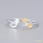 Luméri Essence | Silber Ring Verschiedene Motive close-up detail – LUMÉRI